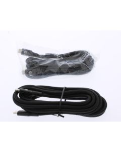 ATT NEW Braided Cable USB-C To Lightning 2 Meter (6 ft) Black  