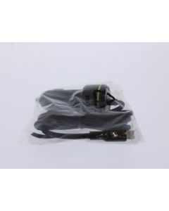 ATT NEW Braided Car Lighter to Attached Lightning Car Charger 20W Black 