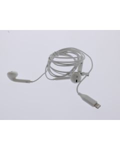 ATT A-STOCK Wired Lightning Headphone In Ear White  