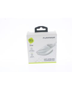 Pure Gear NEW Fast Wireless Charging Pad  White 