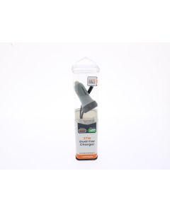 Ventev A-STOCK Car Lighter to USB-A Car Charger 27W Attached Usb-C Cable Gray/ black - (242837)