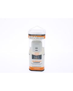 Ventev NEW Dual USB-C Wall Charger 65W Gray/White - (244521)