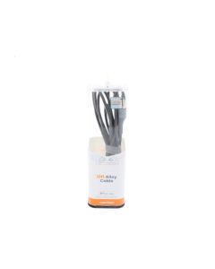 Ventev A-STOCK Braided Cable USB-A To Lightning 3 Meter (10 ft) ALLOY Silver - (237210)