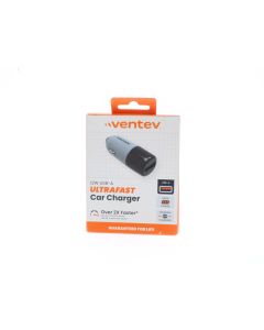 Ventev NEW Car Lighter to USB-A Car Charger 12W Gray - (248188)