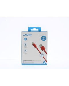 Anker NEW Braided Cable USB-A To USB-C 1.8 Meter (5.9 ft) Red 