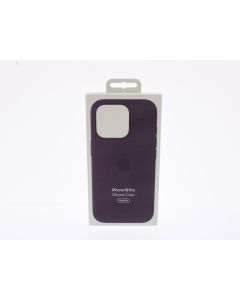 Apple NEW Case FIT Apple iPhone 16 Pro Silicone Case Magsafe Plum - (MYYM3ZM/A)