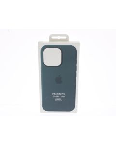 Apple NEW Case FIT Apple iPhone 16 Pro Silicone Case Magsafe Lake Green - (MYYR3ZN/A)