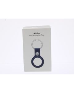 Apple NEW AirTag FineWoven Key Ring Deep Blue - (MA7H4ZM/A)