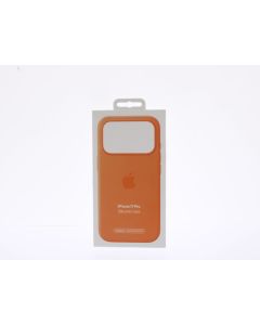 Apple NEW Case FIT Apple iPhone 17 Pro Silicone Case Magsafe Orange - (MGFE4ZM/A)