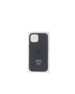 Apple NEW Case FIT Apple iPhone 15 Silicone Case Magsafe Black - (MT0J3ZM/A)